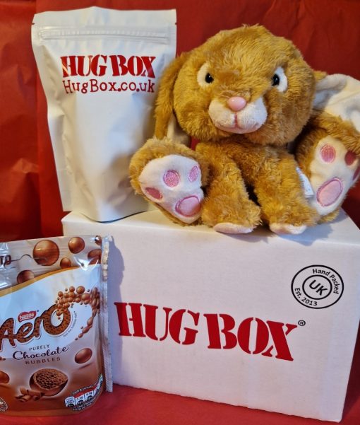 Rabbit Hug Box Gift with chocolate and Pick n Mix 2022