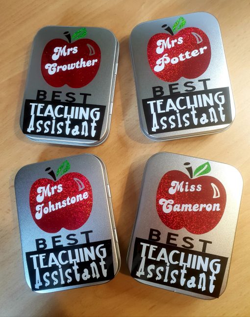 teaching assistant tins gifts