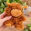 Personalised Highland Cow Keyring