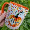 Autumn Pumpkin Personalised mug