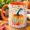 personalised pumpkin mug