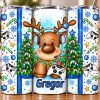 Christmas Gamer Reindeer Mockup - Blue
