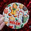 Christmas Personalised Ceramic Coaster