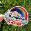 UV DTF Decal Sticker Be a Rainbow