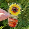 UV DTF decal sticker Sunflower
