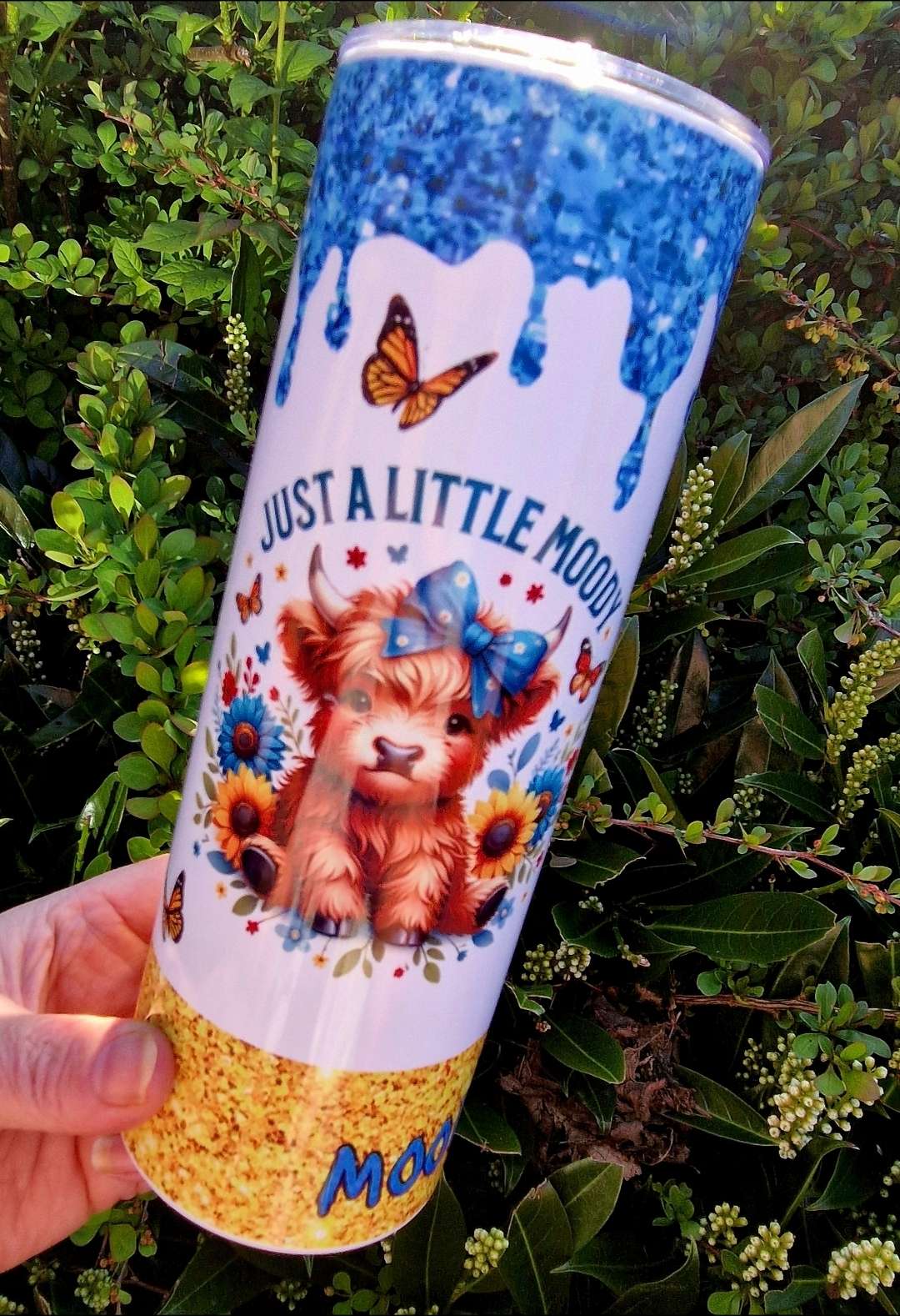 Moody Cow Personalised Tumbler Gift 2