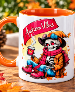 Personalised Autumn Vibes Mug