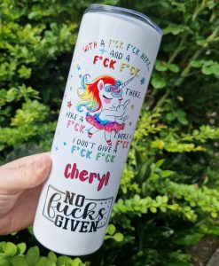 personalised Unicorn Tumbler
