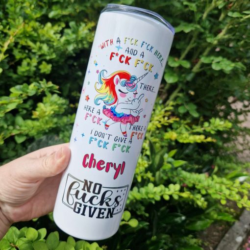 personalised Unicorn Tumbler