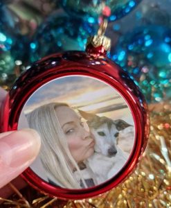 personalised christmas bauble family