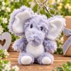 personalised elephant keyring