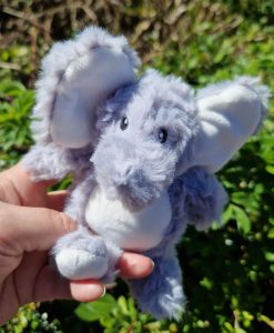 personalised elephant keyring